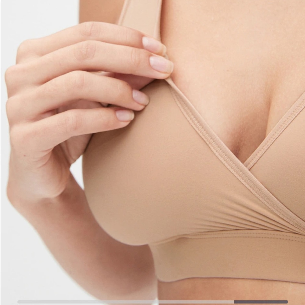 Beige Gap ultra soft nursing bra